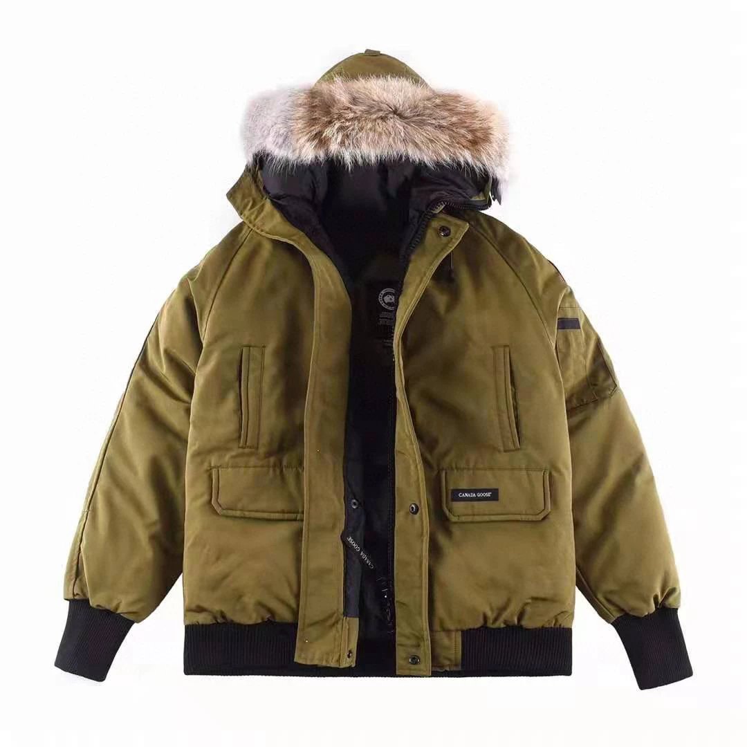 Canada Goose Down Jacket Top Version01Couple Wear Thickened Warm Ski Men's and Women's down Jacket Jacket Flight Jacket