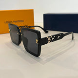 Louis Vuitton LV Sunglasses Letter Gold Label Temple Sunglasses Slimming Non-Prescription Driving Beach Fishing Unisex Couple Style UV Protection25ss New Sports Casual Versatile
