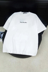 Louis Vuitton LV T-shirt Back Sun Print logo round Neck Short Sleeve25ss New pure cotton T Unisex T-Shirt OS Drop Shoulder Loose Fit Base Shirt Top T-Shirt Short Sleeve