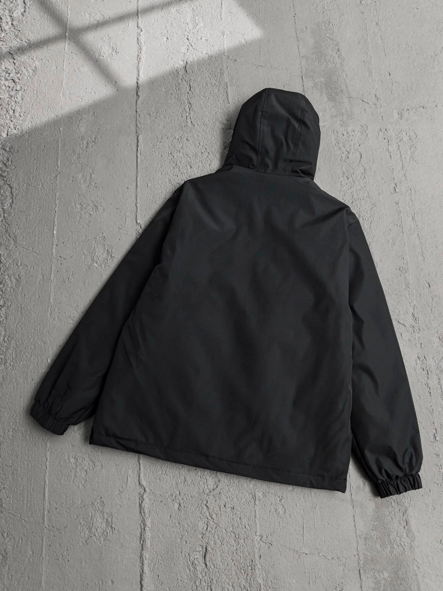 PRADA Jackets Chest Triangle Badge Shoulder Print Zipper Hooded Padded Jacket Casual Loose Versatile Jacket Cardigan Cotton Coat Unisex Hoodie os Version24ss Autumn and Winter New Products