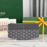 Goyard Bag Top version Version Loulse Card Holder Coin Purse New Men's and Women's Card Clamp Clutch Wallet