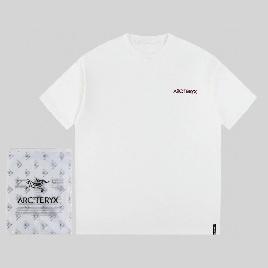 Arc'teryx T-shirt Top Version Counter Same Style Heavy Cotton Short Sleeve T Men's Loose Bottoming Shirt2024New Summer