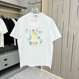 Burberry T-shirt Chest Embroidery Tassel Series Craft logo round Neck Short Sleeve25ss New Pure Cotton Unisex Style T T-shirt OS Loose Fit Base Shirt Top Half Sleeve T-Shirt