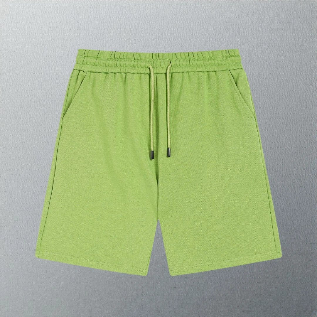 LOEWE Shorts Back Pocket Logo Embroidered Shorts Knee-Length Shorts25ss New Heavy Drawstring American Style Casual Summer Pants5Two-in-One Casual Sweatpants for Men and Women, Pure Cotton Joggers