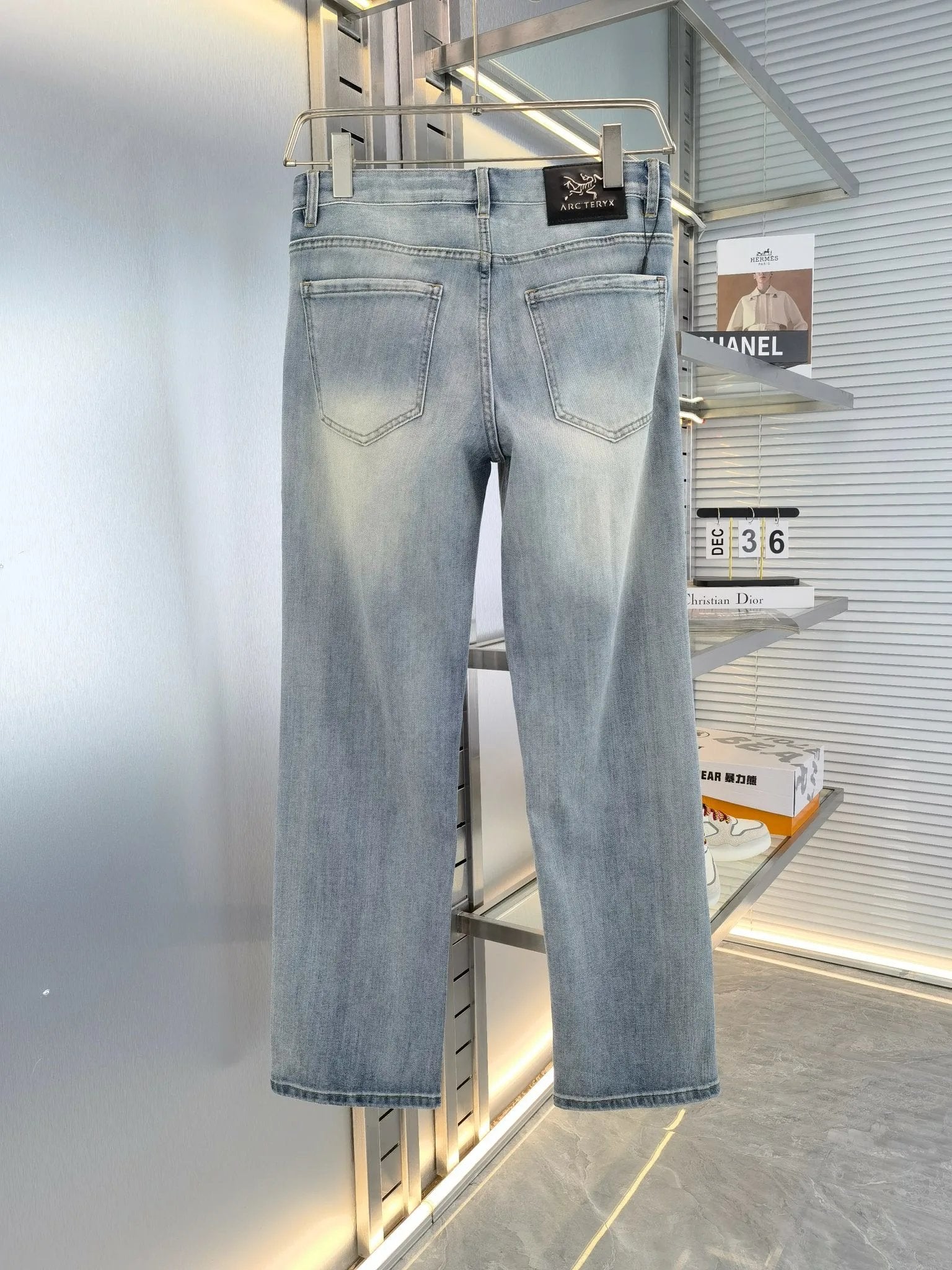 Arc'teryx Sweatpants Back Brand Pattern logo25ss Spring Summer New Straight Loose Slim Fit Jeans Unisex Long Pants