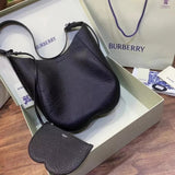 Burberry Women's Bag Top version 【Premium Original Leather Hardware】24ss New Product Chess College Style Backpack Half Month Saddle Bag chesshobo Bag Tote Bag Backpack Mother and Child Bag with Mini Purse Women's Messenger Bag Tote Women's Bag
