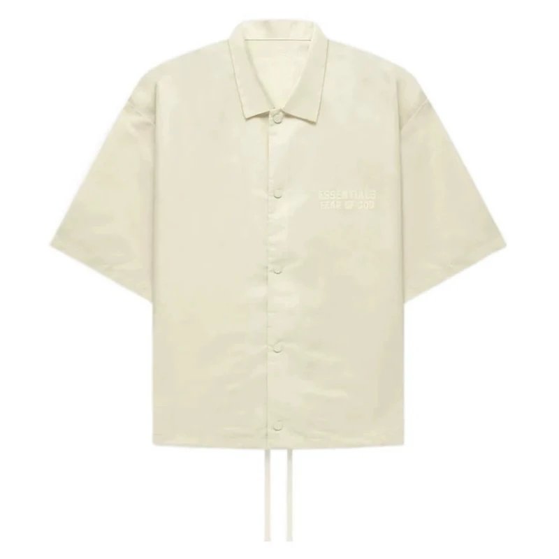ESSENTIALS T-shirt Top Version Season 8 Double Line High Street Loose Flocked Printed Short Sleeve Shirt Men