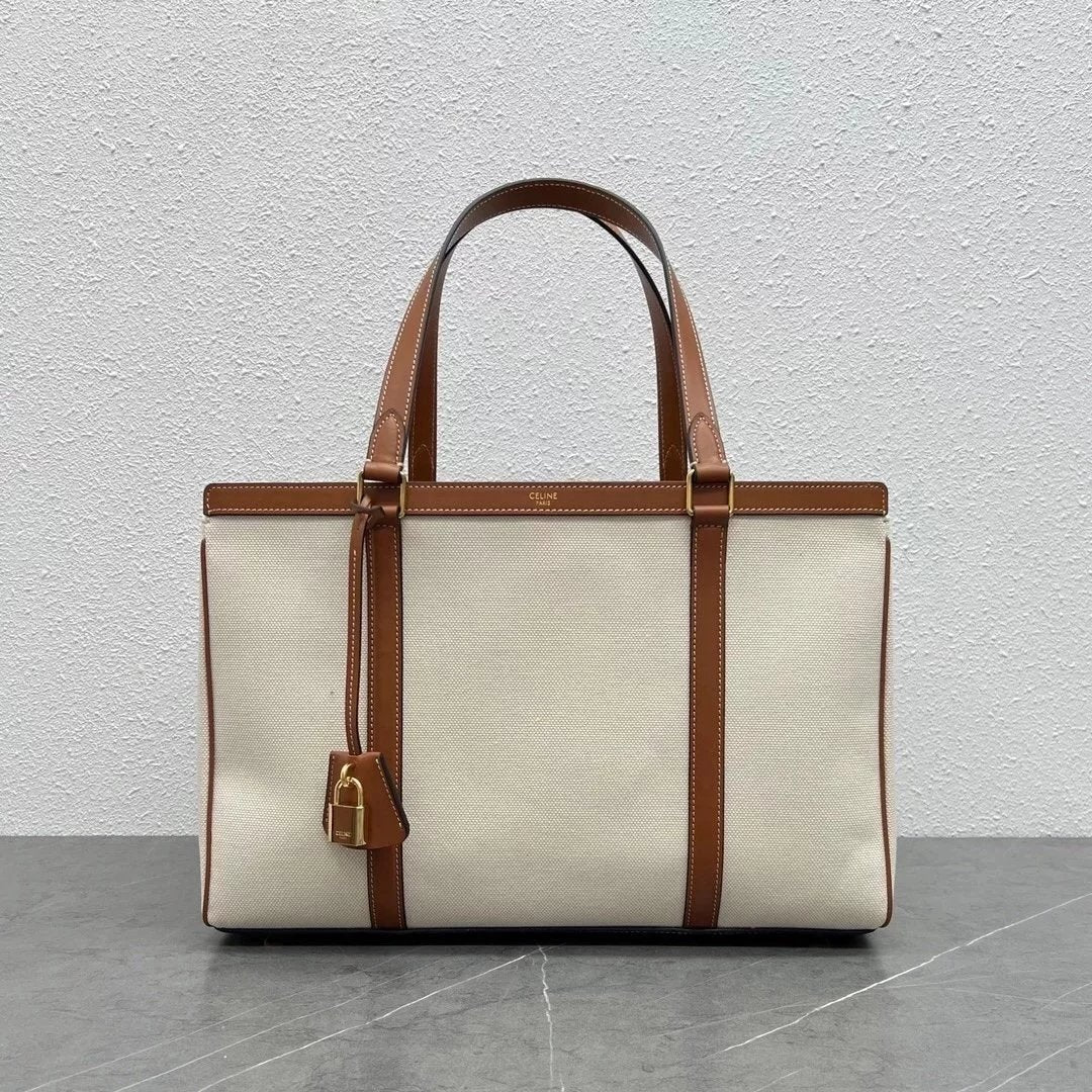Celine women's bag Top version Original Leather2022New Shopping Bag tote Tote Bag Mummy Bag Full Cowhide Handbag Commuter Bag Computer Bag Can Be Put A4Paper Women's Bag Handbag Crossbody Bag197332