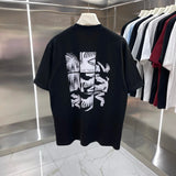 Arc'teryx T-shirt Back Nine-Grid Pattern Print logo round Neck Short Sleeve25ss New Pure Cotton Unisex Style T T-shirt OS Loose Fit Base Shirt Half Sleeve T-Shirt Top Half Sleeve