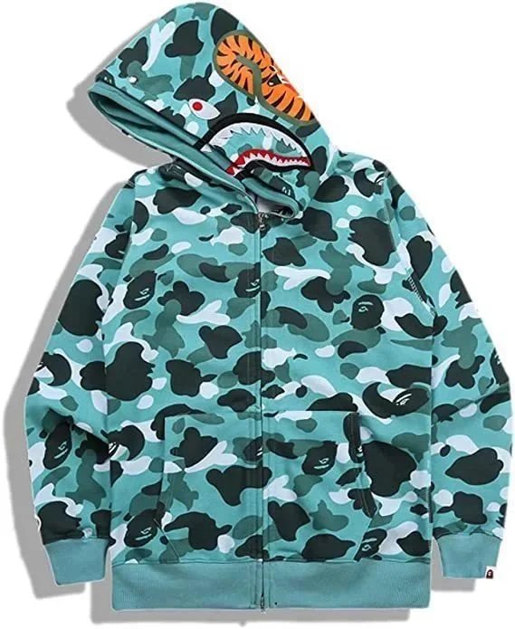 Bape Hoodie Trendy Fashion Sweater Coat