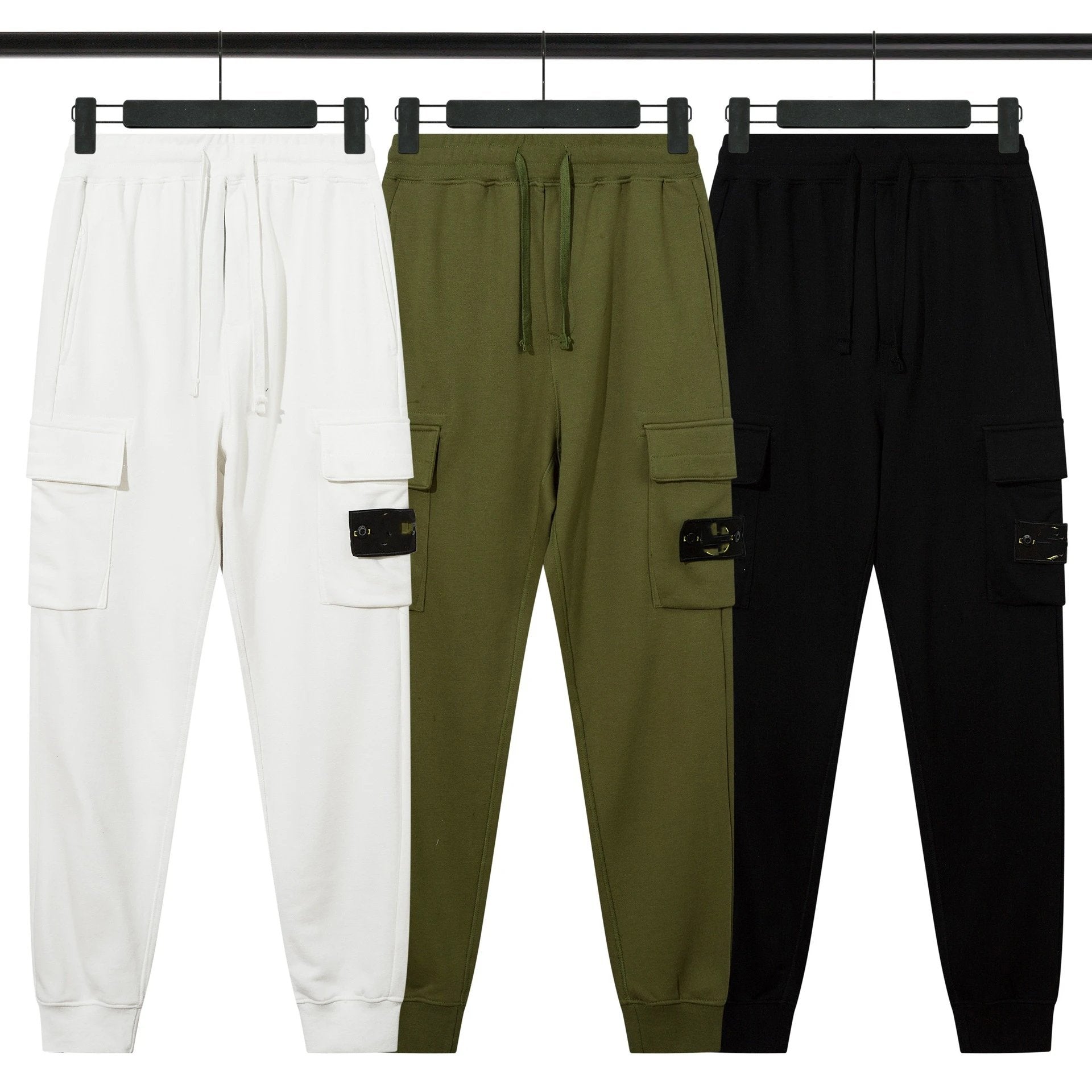 Stone Island Sweatpants New European and American Fashion Brand Multi-Pocket Outdoor Leisure Sports Pants Loose Slimming Sweatpants