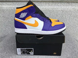 Air Jordan 1 Mid shoes New All-Match Trendy Men's Casual Sports Shoes