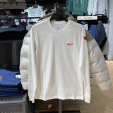 Nike Men's and Women's Spring Knitted Loose Casual Cupid Love Thin round Neck Long Sleeve T T-shirt FV3994