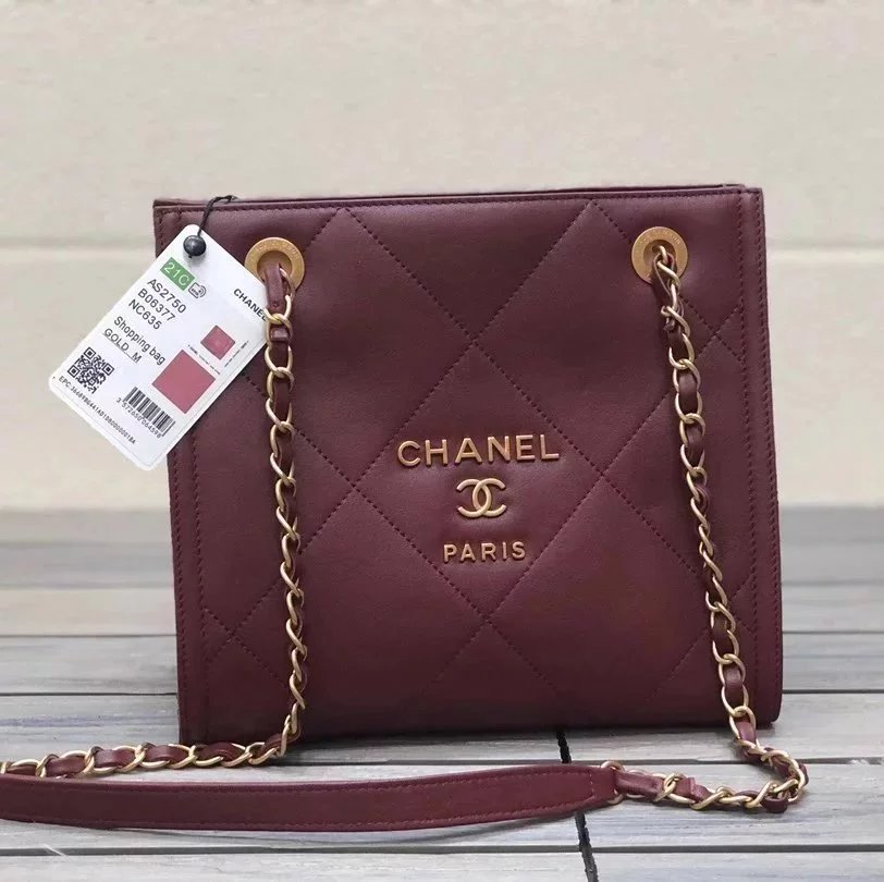 Chanel Women's Bag Top version Original Leather New Cowhide Beach Bag Chain Shoulder Messenger Bag Shopping Bag Mummy Bag Computer Bag Women's Briefcase Women's Bag Large Tote Bag