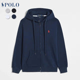 Ralph Lauren Hoodie Men's Sweater Spring and Autumn New Zipper Pullover Cardigan Sports Hooded Casual Top Long Sleeve Coat