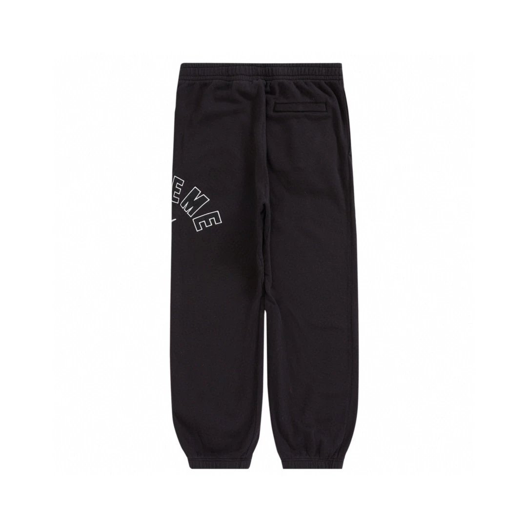 Supreme Sweatpants Top Version Joint-Name Embroidery Men's and Women's Same Style Casual Sports Trousers Pants