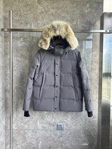 Canada Goose Down Jacket WyndhamJacketWolfFur29