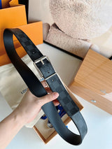 Louis Vuitton LV Belt Top version 【Counter Quality】The Most New Belt3.5cm Men's Belt Pin Buckle Men's Leather Belt with Classic Presbyopic Checkered Belt with Genuine Goods Packaging No Problem in and out of the Counter Versatile Casual Fashion Formal Wea