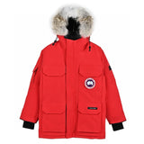 Canada Goose Down Jacket Top Version08Parka Couple Workwear down Jacket Men's and Women's Mid-Length2024Winter Ski Suit