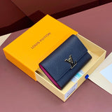 Louis Vuitton LV Wallets/Clutches Top version 【**Original Leather】M81071Beige Top Layer Full Leather Wallet Series Métis Short Wallet Men's and Women's Wallet Long Wallet Wallet Clutch Mobile Phone Bag M61248M64551