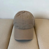 Hermes Hat Letters logo Baseball Cap Sunshade Sun Protection Duckbill Cap Slimming Face Curved Brim Versatile Large Head Circumference Sports Hat Unisex Couple Style