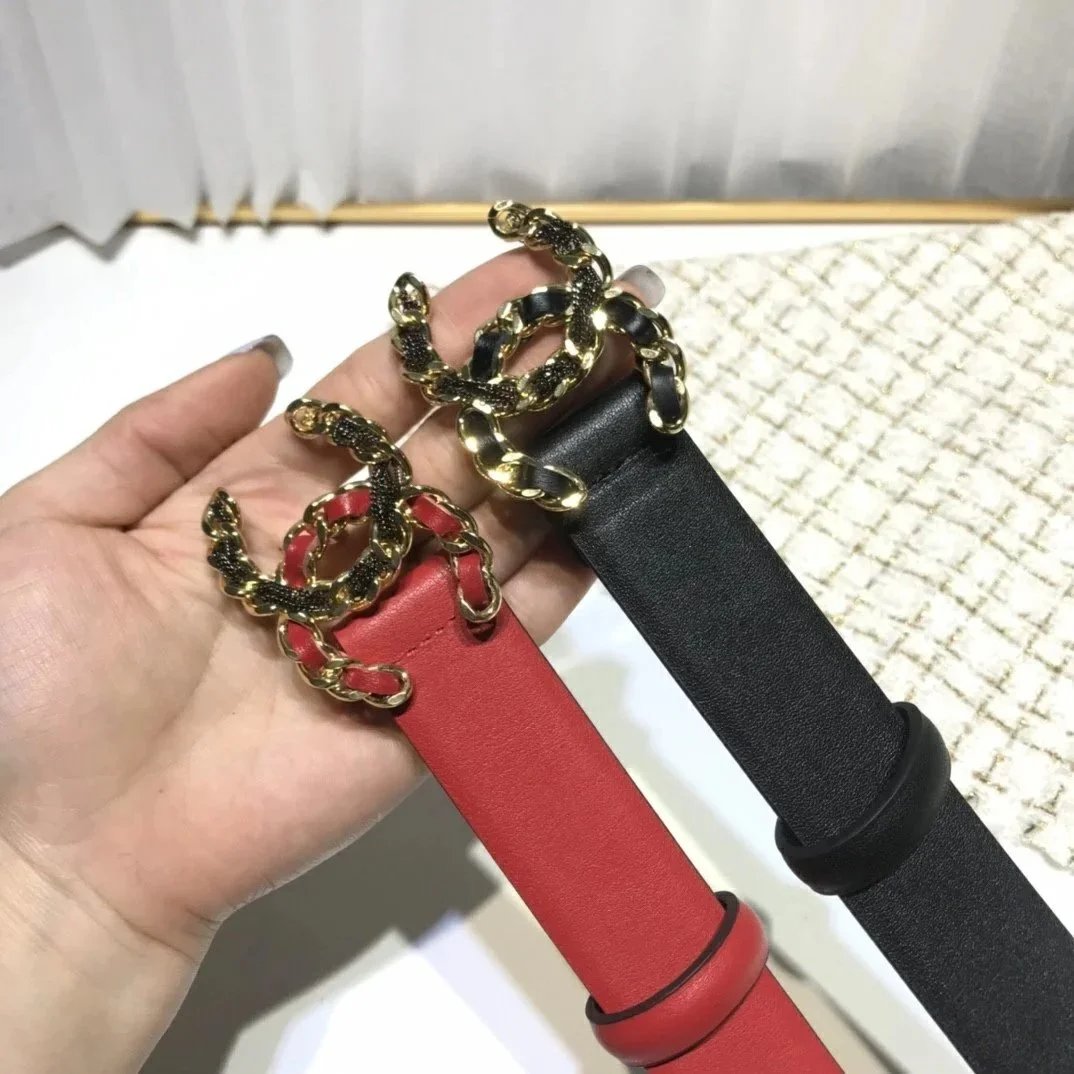 Chanel Belt Top version In Stock High Quality Classic Style Belt Women's Genuine Leather Fashion All-Match Belt