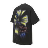Chrome Hearts T-shirt Custom Printed Painting logo round Neck Short Sleeve25ss New pure cotton T Unisex T-Shirt OS Loose Fit Base Shirt Top Half Sleeve T-Shirt