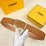 FENDI Belt Top version New Belt Men's Genuine Leather Business Monster Belt