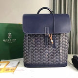 Goyard Bag Top version 【Original Quality】Alpin French Meaning“Climber”It Represents a Gentleman and Is Full of Adventurous Spirit. Alpin Backpack、Pure Hand Sewing Imported Wax Line Alpin Men's Backpack Hiking Backpack Computer Bag with Computer Compartmen