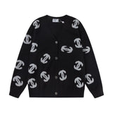 Chanel Sweater New Jacquard Cashmere Cardigan
Fixed Dyeing70%Cashmere25%Wool5%Acrylic Yarn