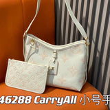 Louis Vuitton LV Women's Bag Top version Cream Blue Taro Purple Light Pink Tote Bag Handbag Underarm Bag Shoulder Handbag Women's Bag Medium Handbag Black Denim Denim Tote Bag