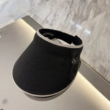 Chrome Hearts Hat Delicate Metal logo Baseball Cap Sunshade Sun Protection Duckbill Cap Unisex Couple Style Large Head Circumference Slimming Face Curved Brim Versatile Sports Hat