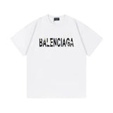 Balenciaga T-shirt 25ss New Pure Cotton Unisex Style T T-shirt OS Loose Fit Base Shirt Top Half Sleeve T-Shirt