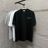 Dior T-shirt Letter Embroidery Crew Neck Short Sleeve Pure Cotton T T-shirt ins Unisex Simple Summer New Casual Base Shirt T-Shirt