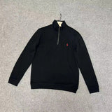 Ralph Lauren Hoodie Embroidered Half Zipper Sweater Long Sleeve Sweater