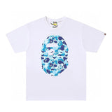 Bape T-shirt Top Version Camouflage Printed Men's and Women's Same Casual Short Sleeve T T-shirt