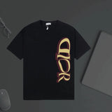 Dior T-shirt Chest Letter Print logo round Neck Short Sleeve25ss New Pure Cotton Unisex Style T Casual T-Shirt Base Layer Shirt OS Loose Fit Half Sleeve Top Plus Size