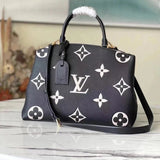 Louis Vuitton LV Women's Bag Top version M45811Black Gray Old huaGrandPalais Handbag Grain Leather Embossed Travel Bag Shoulder Crossbody Handbag Hand-Held Elbow Bag Women's Bag