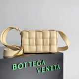 Bottega Veneta Women's Bag Top version 【Original Goods】Classic Woven Square Bag Cassette Pillow Bag Woven Square Bag Bubble Bag Cube Woven Bag Men's and Women's Handbags Same Style Crossbody Bag Shoulder Bag paddedminicassette6GRID Mini Small Pillow Bag