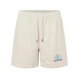 Balenciaga Shorts Front panel Logo Fuzzy 3D Foam Print Shorts Five-Point Shorts25ss New Heavy Drawstring American Style Casual Summer Pants5Two-in-One Casual Sweatpants for Men and Women