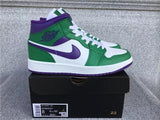 Air Jordan 1 Mid shoes New All-Match Trendy Men's Casual Sports Shoes