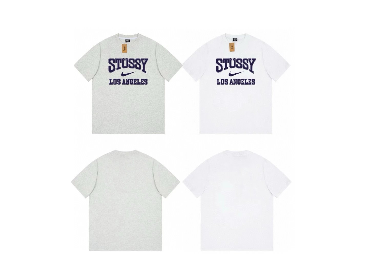 Stussy T-shirt Top Version Classic Basic logo Printed round Neck Loose Summer Couple Short Sleeve T T-shirt Fashion