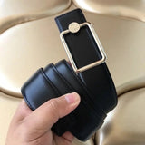 Hermes Belt Top version Double-Sided Cowhide Men's Women's Belt Genuine Leather Business Man's Belt Italy Imported First Layer Cowhide Leather Pure Original Leather Pure Steel Buckle h Home Pant Belt3.8Wide