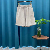 Chrome Hearts Shorts Heavy Craft Hardware Horseshoe Letter Embroidery Shorts Five-Point Shorts25ss New Drawstring Casual Summer Pants5Two-in-One Casual Sweatpants for Men and Women, Pure Cotton Joggers