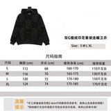 Gucci Hoodie Flocked Printed Suit Hooded Sweater for Men and Women