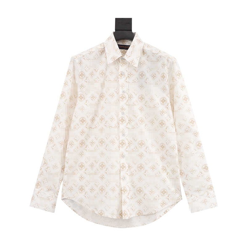 Louis Vuitton LV Shirt New Golden Shirt for Men and Women