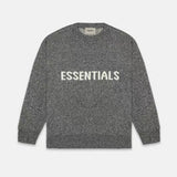 ESSENTIALS Sweater Top Version Double Line Loose-Fitting Long Sleeve Sweater Men's Knitted Shirt Idle Style Autumn and Winter