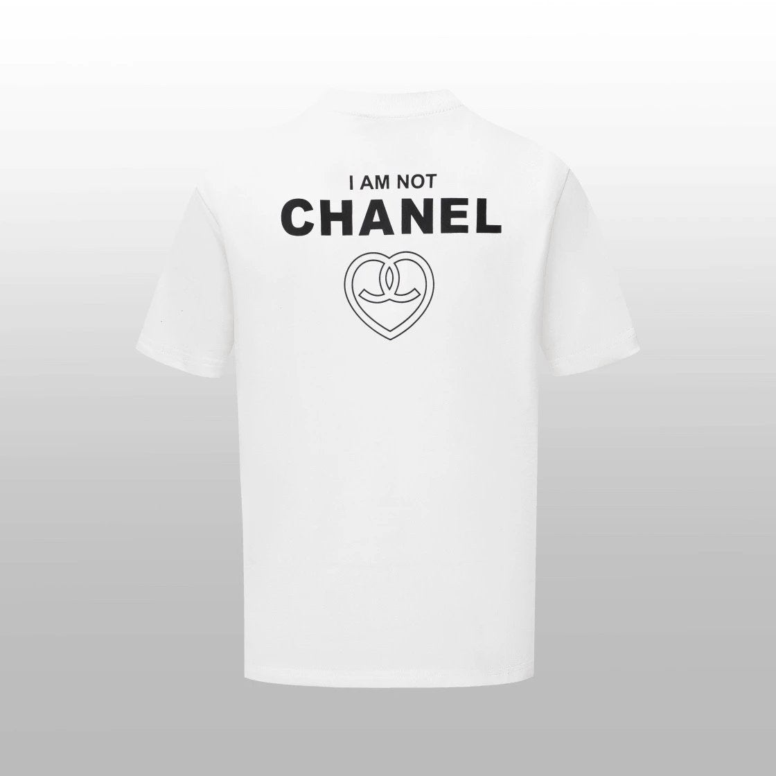 Chanel T-shirt Letter Printed Love Short Sleeve

-Color：White

-Size：XSSML

-Accessories:Full Set of Customized Accessories

-Version：Loose

-No Gender Distinction between Men and Women