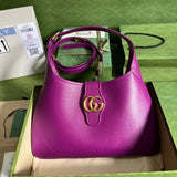 Gucci Women's Bag Top version 【Genuine Goods Original Leather】2022New Cosmogonie Series Underarm Bag New Aphrodite Underarm Bag Xiaohongshu Recommended New Underarm Bag Hobo Bag Shoulder Messenger Bag Portable Women's Bag Genuine Leather Bag726274