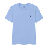 Ralph Lauren T-shirt D77Summer New Cotton round Neck Short Sleeve Men T T-shirt Solid Color Casual Fashion Half Sleeve Bottoming Shirt-CY